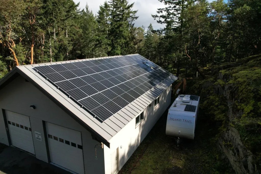 Solar installation in Victoria, BC